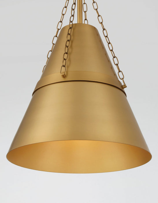 Minka-Lavery - 3933-732 - One Light Pendant - Springfield - Legacy Brass