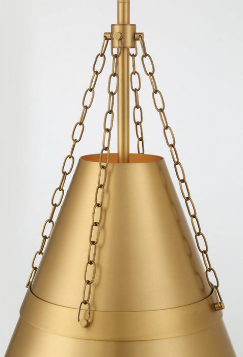 Minka-Lavery - 3933-732 - One Light Pendant - Springfield - Legacy Brass