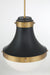 Minka-Lavery - 3934-876 - One Light Pendant - Purelight - Legacy Brass & Dark Matte Blac