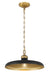 Minka-Lavery - 3935-876 - One Light Pendant - Crowne - Legacy Brass & Dark Matte Blac