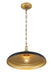 Minka-Lavery - 3935-876 - One Light Pendant - Crowne - Legacy Brass & Dark Matte Blac