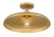 Minka-Lavery - 3936-732 - One Light Semi Flush Mount - Crowne - Legacy Brass