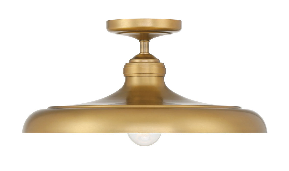 Minka-Lavery - 3936-732 - One Light Semi Flush Mount - Crowne - Legacy Brass