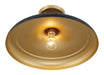 Minka-Lavery - 3936-876 - One Light Semi Flush Mount - Crowne - Legacy Brass & Dark Matte Blac