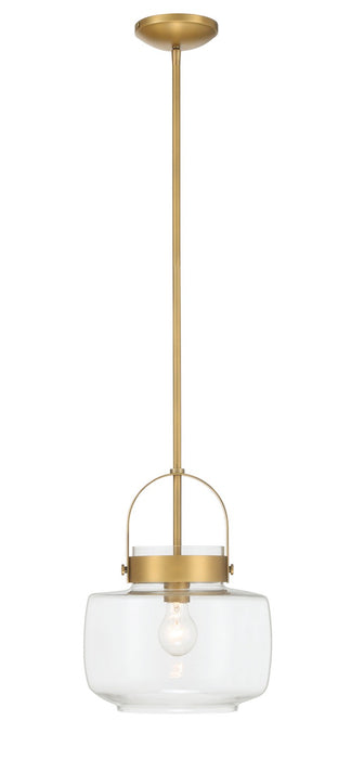 Minka-Lavery - 3937-732 - One Light Pendant - Wickglow - Legacy Brass