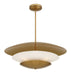 Minka-Lavery - 3945-732 - Five Light Pendant - Solara - Legacy Brass