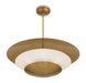 Minka-Lavery - 3945-732 - Five Light Pendant - Solara - Legacy Brass