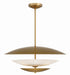 Minka-Lavery - 3945-732 - Five Light Pendant - Solara - Legacy Brass