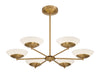 Minka-Lavery - 3946-732 - LED Chandelier - Solara - Legacy Brass