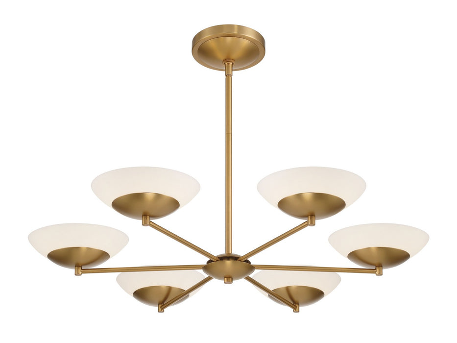 Minka-Lavery - 3946-732 - LED Chandelier - Solara - Legacy Brass