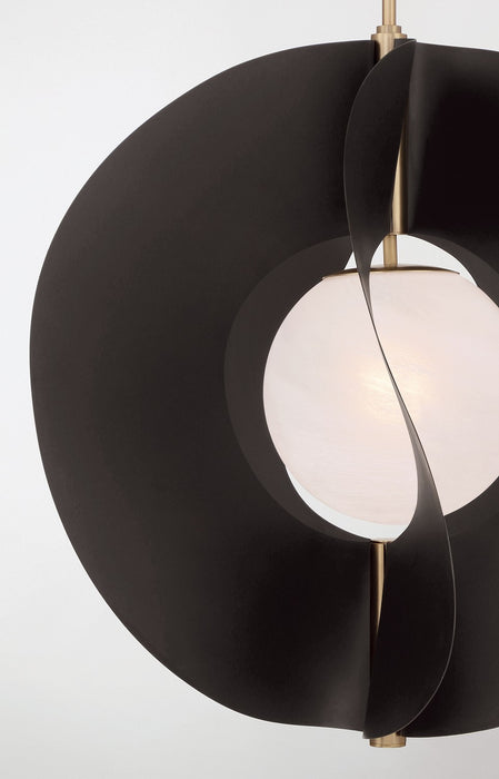 Minka-Lavery - 3951-855 - One Light Pendant - Gloria - Legacy Brass & Dark Bronze