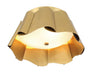 Minka-Lavery - 3955-732 - Three Light Flush Mount - Waveform - Legacy Brass