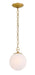Minka-Lavery - 5211-732 - One Light Pendant - Marbelle - Legacy Brass