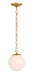 Minka-Lavery - 5211-732 - One Light Pendant - Marbelle - Legacy Brass