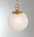 Minka-Lavery - 5211-732 - One Light Pendant - Marbelle - Legacy Brass