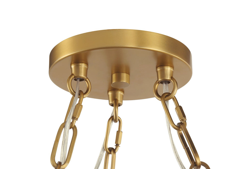 Minka-Lavery - 5218-732 - Three Light Pendant - Marbelle - Legacy Brass