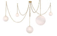 Minka-Lavery - 5219-732 - Five Light Pendant - Marbelle - Legacy Brass