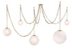 Minka-Lavery - 5219-732 - Five Light Pendant - Marbelle - Legacy Brass