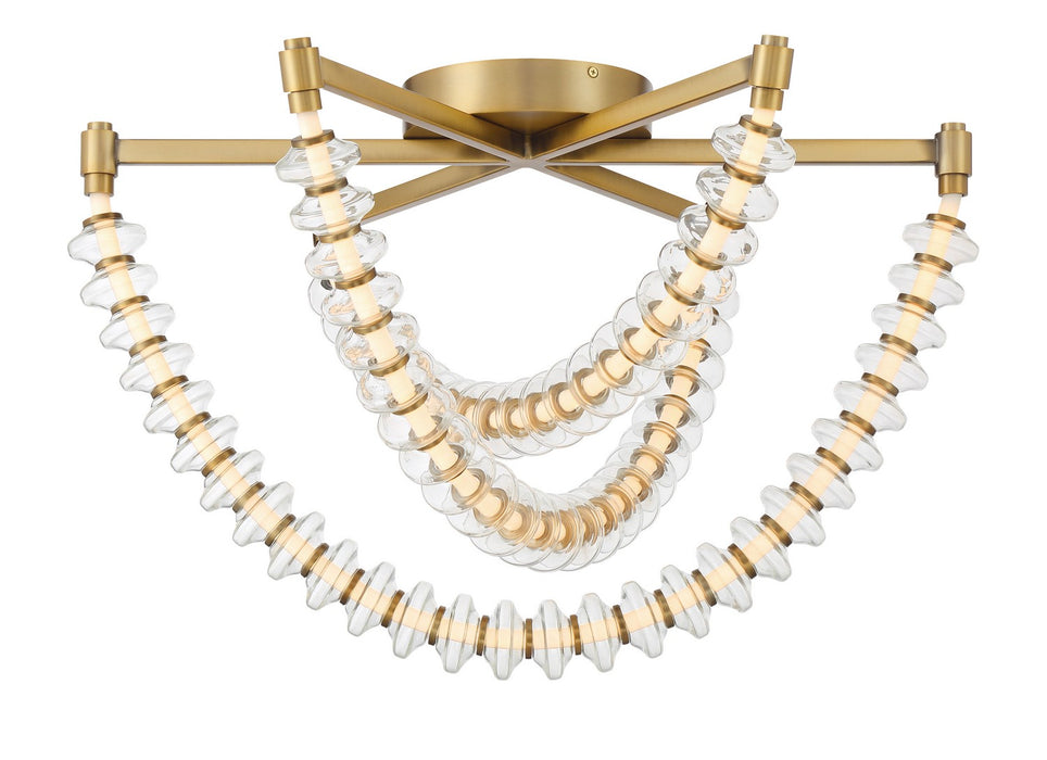 Minka-Lavery - 5645-732-L - LED Flush Mount - Pearl - Legacy Brass