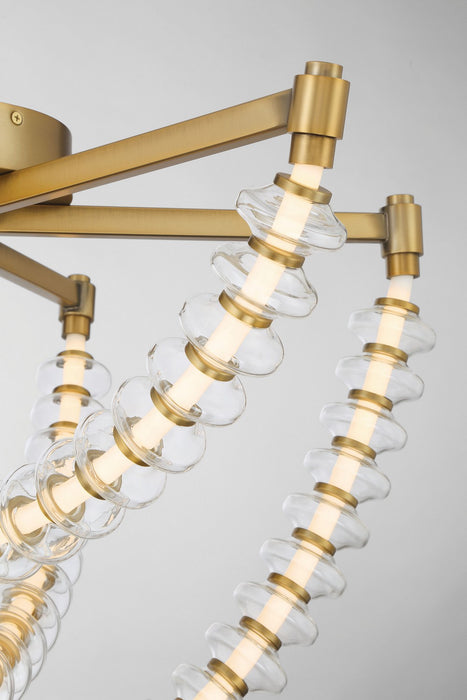 Minka-Lavery - 5645-732-L - LED Flush Mount - Pearl - Legacy Brass