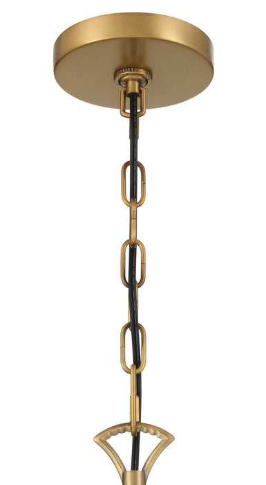Minka-Lavery - 5696-782 - Six Light Chandelier - Miller - Legacy Brass & Sand Coal