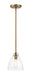 Minka-Lavery - 5711-876 - One Light Pendant - Sommersby - Legacy Brass & Matte Coal