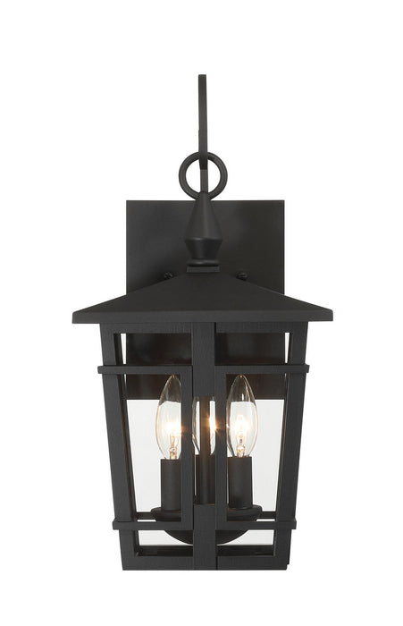 Minka-Lavery - 77901-66 - Three Light Outdoor Wall Sconce - Fieldstone - Sand Coal