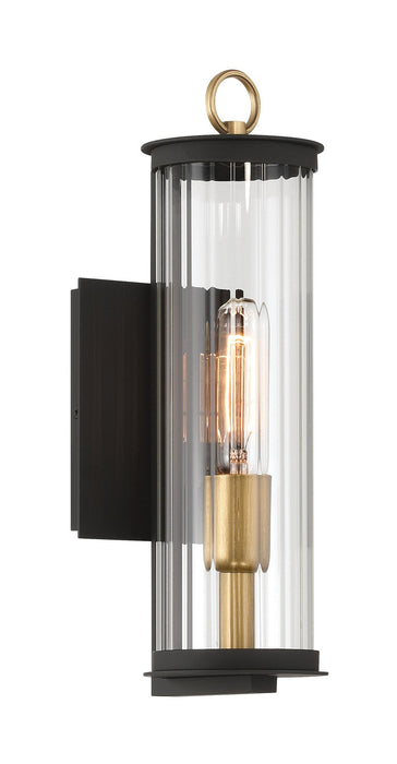 Minka-Lavery - 79000-734 - One Light Outdoor Wall Sconce - Cara - Legacy Brass (Painted) & Dark