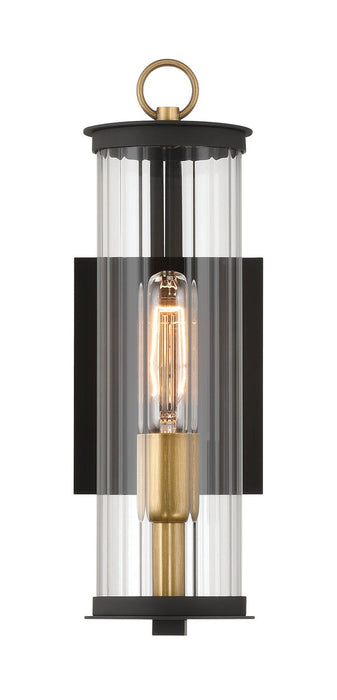 Minka-Lavery - 79000-734 - One Light Outdoor Wall Sconce - Cara - Legacy Brass (Painted) & Dark