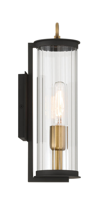Minka-Lavery - 79000-734 - One Light Outdoor Wall Sconce - Cara - Legacy Brass (Painted) & Dark