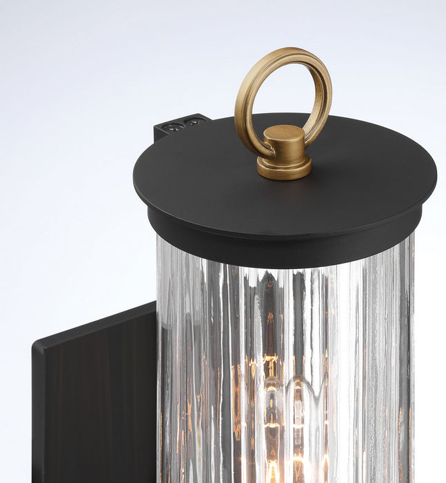 Minka-Lavery - 79000-734 - One Light Outdoor Wall Sconce - Cara - Legacy Brass (Painted) & Dark