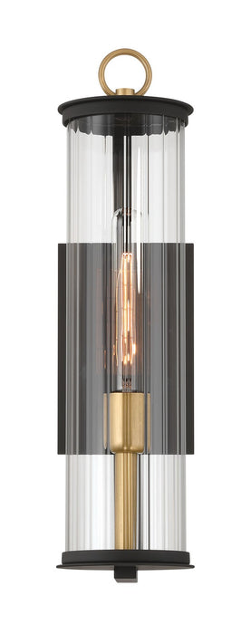 Minka-Lavery - 79001-734 - One Light Outdoor Wall Sconce - Cara - Legacy Brass (Painted) & Dark