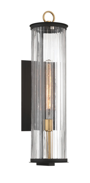 Minka-Lavery - 79002-734 - One Light Outdoor Wall Sconce - Cara - Legacy Brass (Painted) & Dark