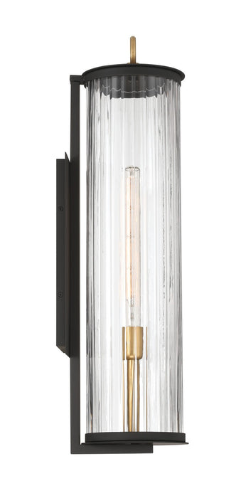 Minka-Lavery - 79002-734 - One Light Outdoor Wall Sconce - Cara - Legacy Brass (Painted) & Dark