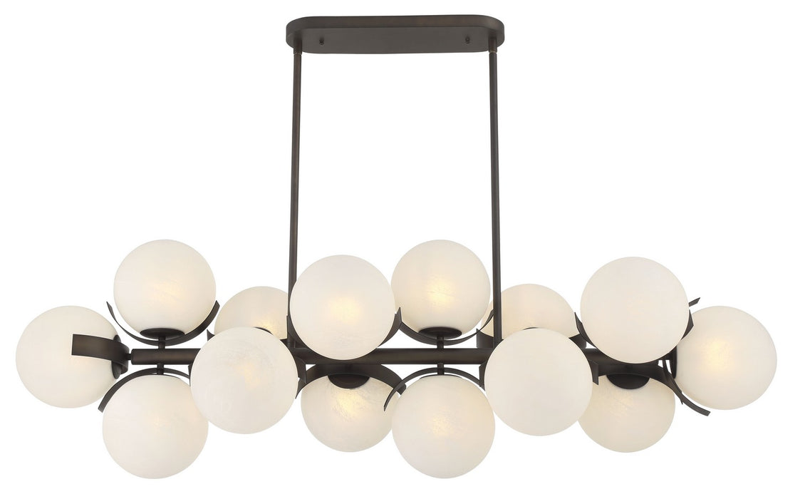 Metropolitan - N2087-860 - 14 Light Island Pendant - Vino - Dark Bronze