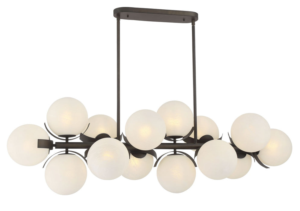 Metropolitan - N2087-860 - 14 Light Island Pendant - Vino - Dark Bronze