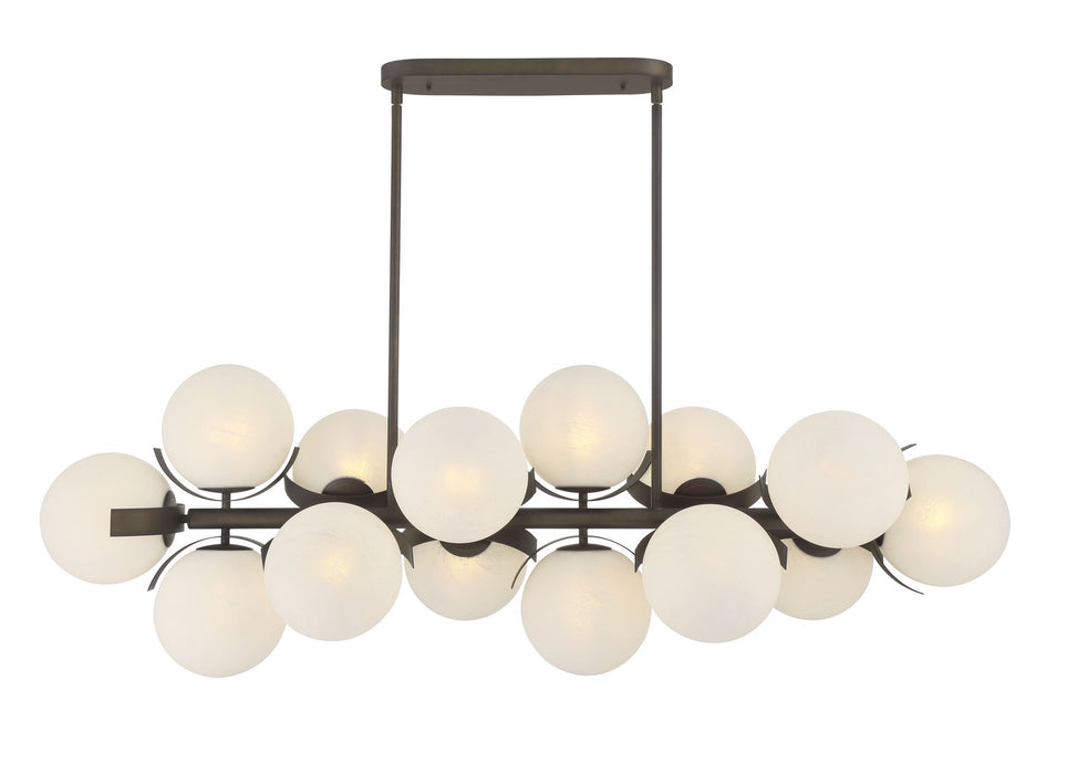 Metropolitan - N2087-860 - 14 Light Island Pendant - Vino - Dark Bronze