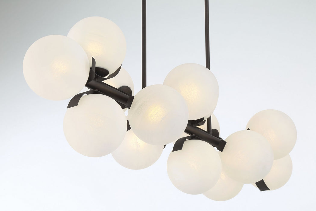 Metropolitan - N2087-860 - 14 Light Island Pendant - Vino - Dark Bronze