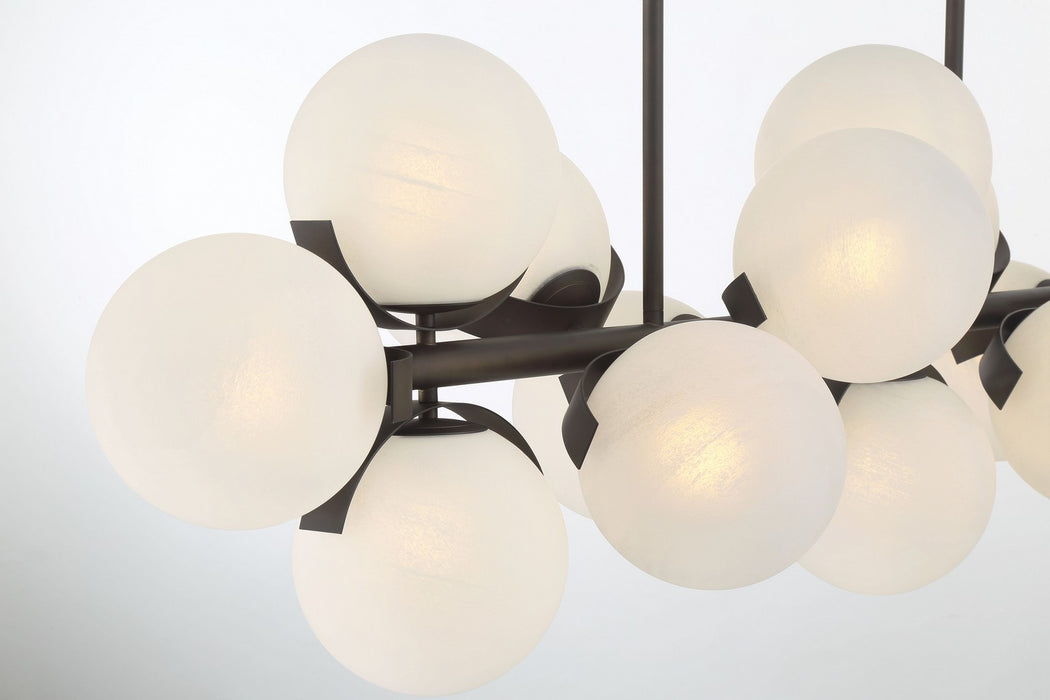 Metropolitan - N2087-860 - 14 Light Island Pendant - Vino - Dark Bronze