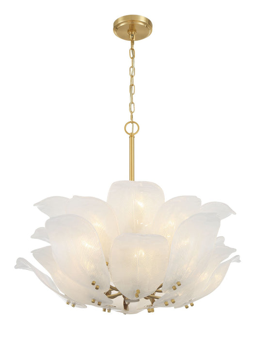 Metropolitan - N2215-732 - Ten Light Pendant - Orchid - Legacy Brass