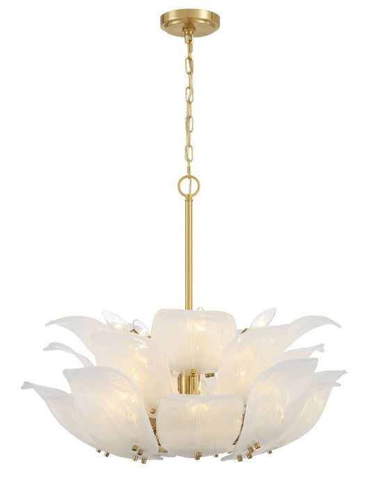 Metropolitan - N2215-732 - Ten Light Pendant - Orchid - Legacy Brass