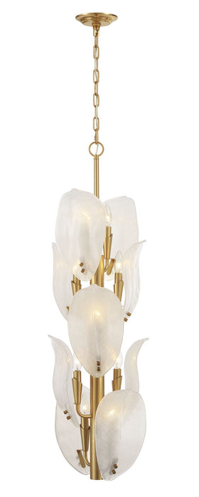 Metropolitan - N2216-732 - Ten Light Pendant - Orchid - Legacy Brass