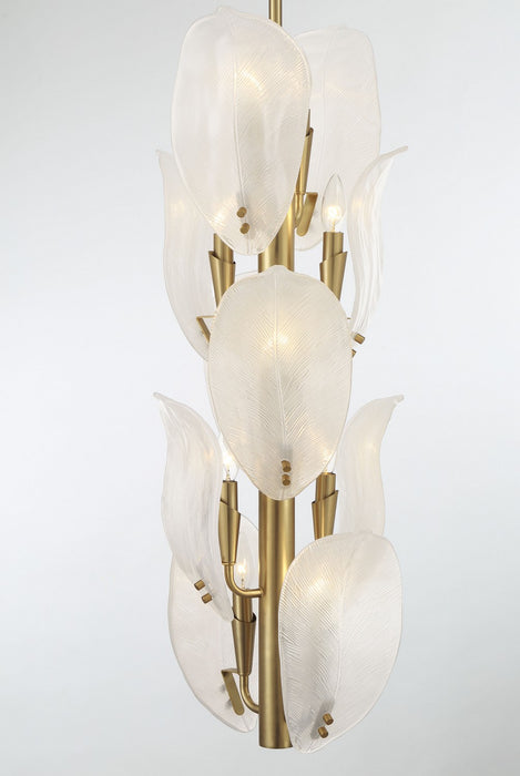 Metropolitan - N2216-732 - Ten Light Pendant - Orchid - Legacy Brass