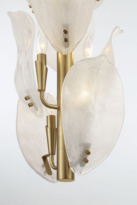 Metropolitan - N2216-732 - Ten Light Pendant - Orchid - Legacy Brass