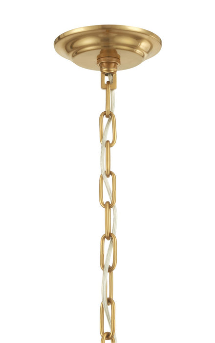 Metropolitan - N2216-732 - Ten Light Pendant - Orchid - Legacy Brass