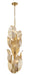 Metropolitan - N2216-A-732 - Ten Light Pendant - Orchid - Legacy Brass