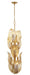 Metropolitan - N2216-A-732 - Ten Light Pendant - Orchid - Legacy Brass