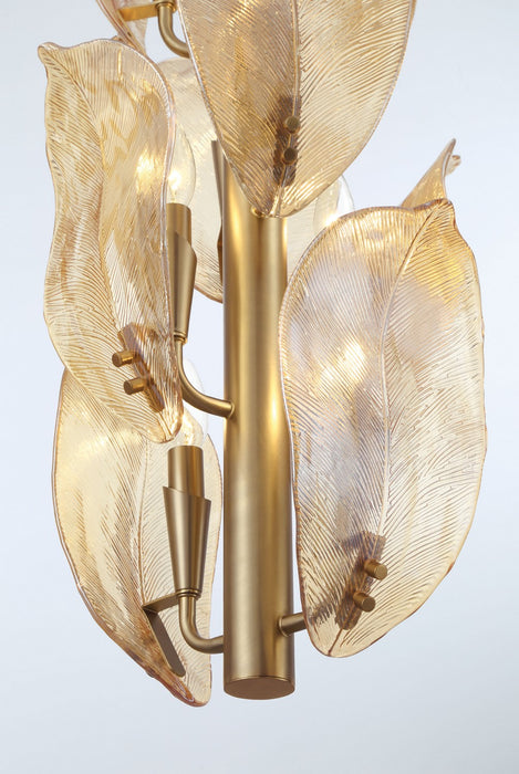 Metropolitan - N2216-A-732 - Ten Light Pendant - Orchid - Legacy Brass