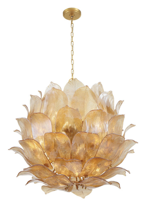 Metropolitan - N2219-A-732 - 24 Light Pendant - Orchid - Legacy Brass
