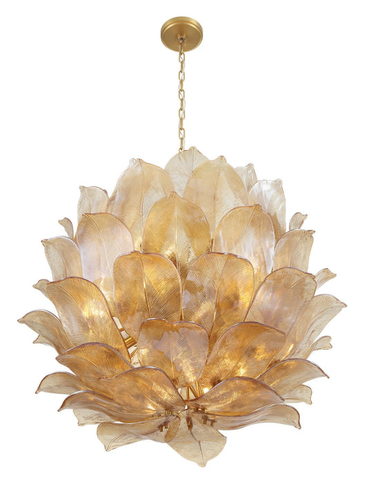 Metropolitan - N2219-A-732 - 24 Light Pendant - Orchid - Legacy Brass